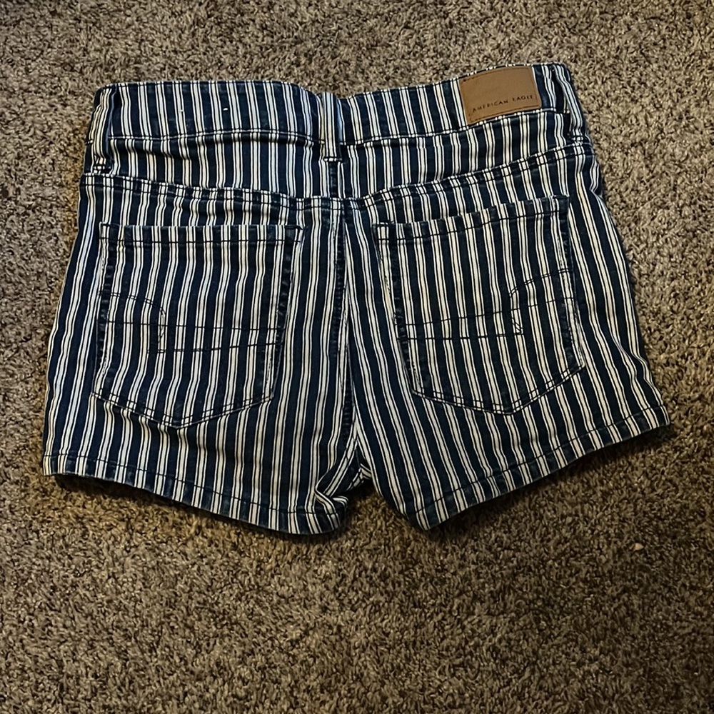 American Eagle Stripped Shorts - image 2